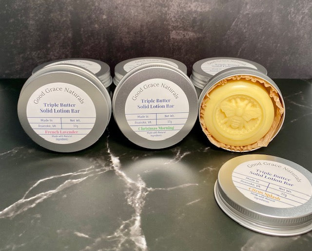 Triple Butter Solid Lotion Bar